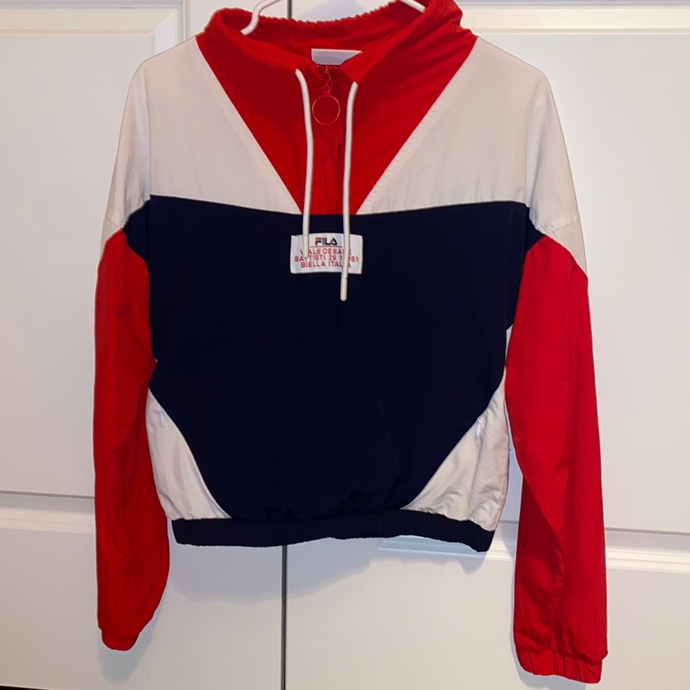 Women’s Fila jogging/rain half zip sweater